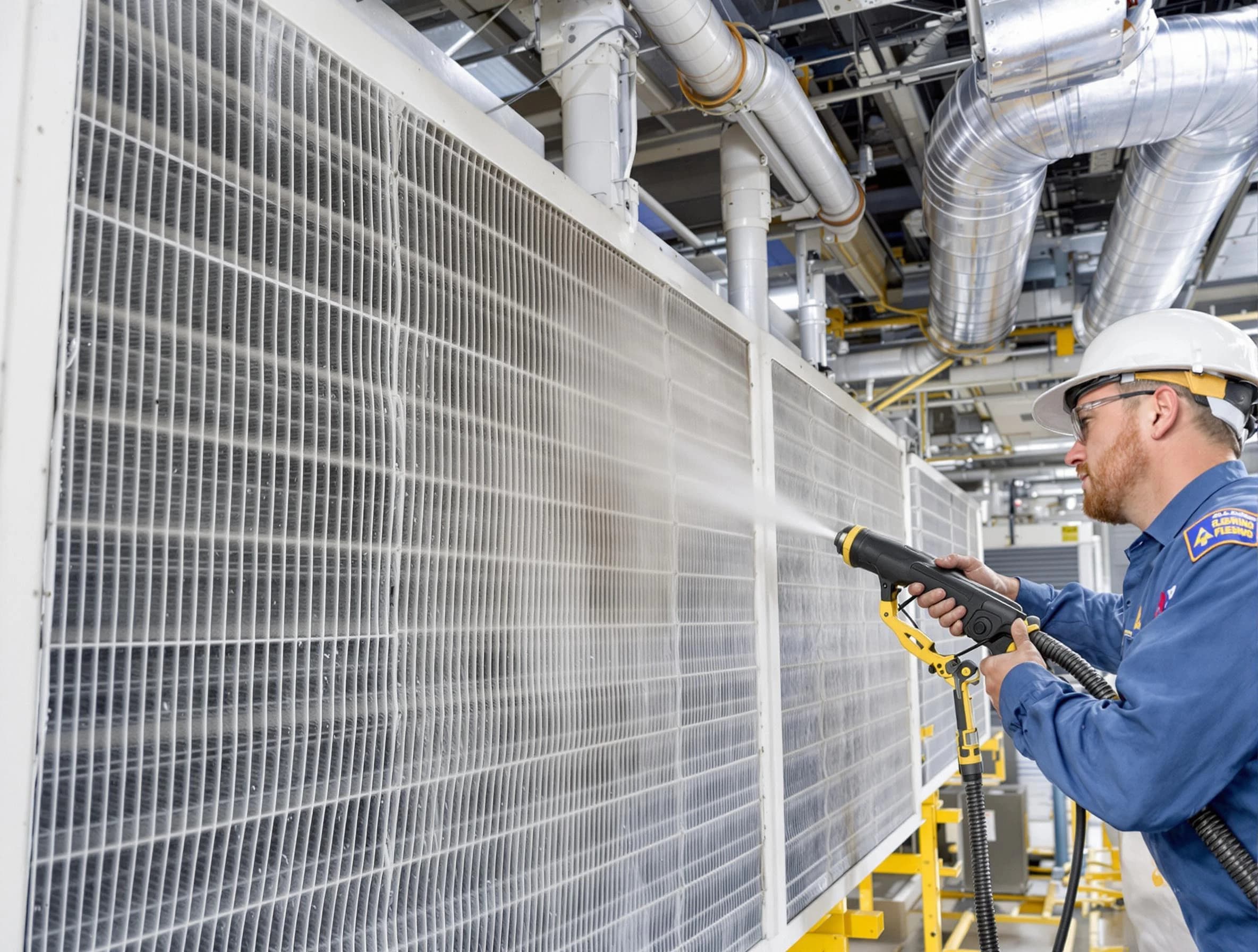 Professional commercial coil cleaning by Lawrenceville Air Duct Cleaning in Lawrenceville