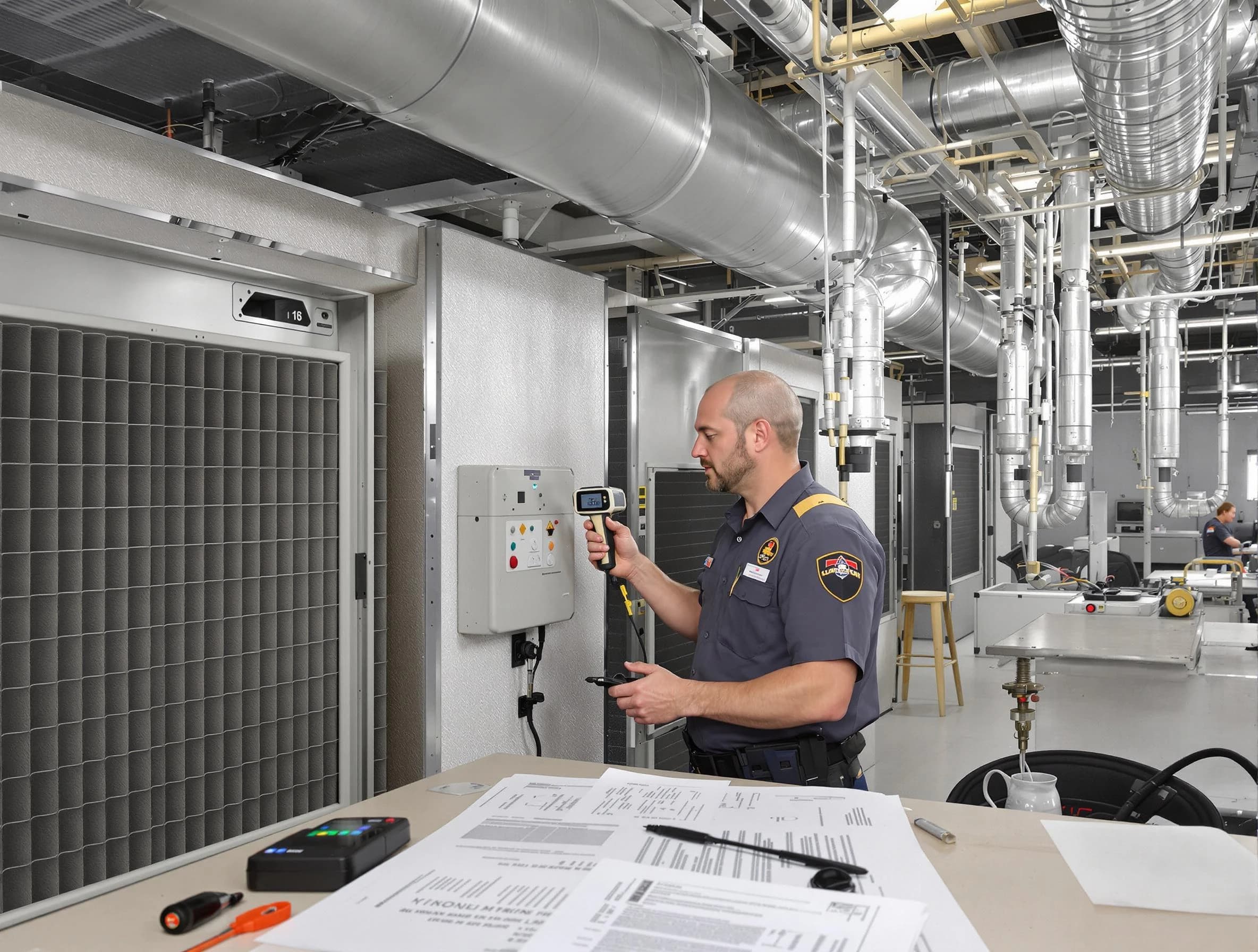 Professional filter system inspection by Lawrenceville Air Duct Cleaning in Lawrenceville