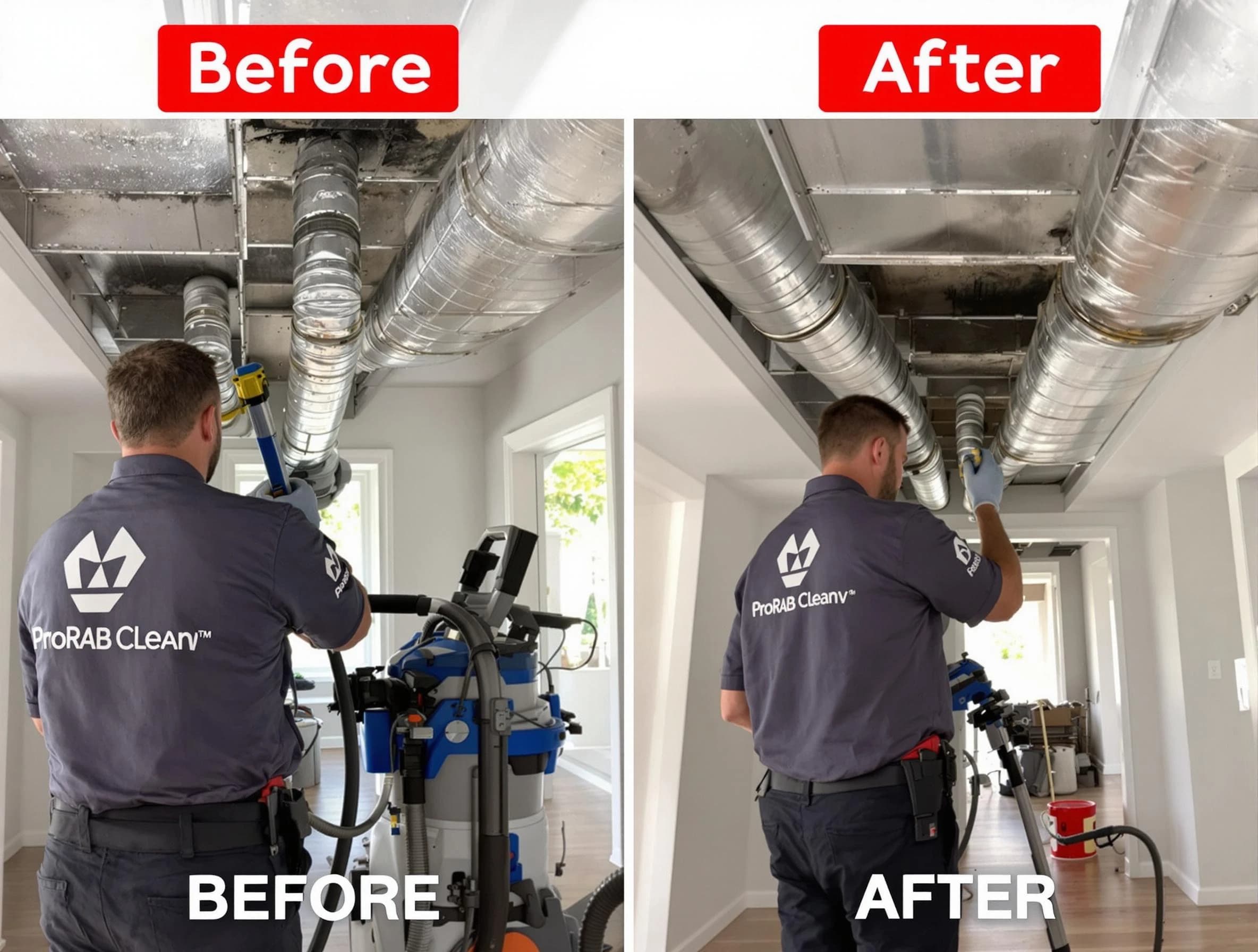 Lawrenceville Air Duct Cleaning expert performing thorough residential duct cleaning in a Lawrenceville home