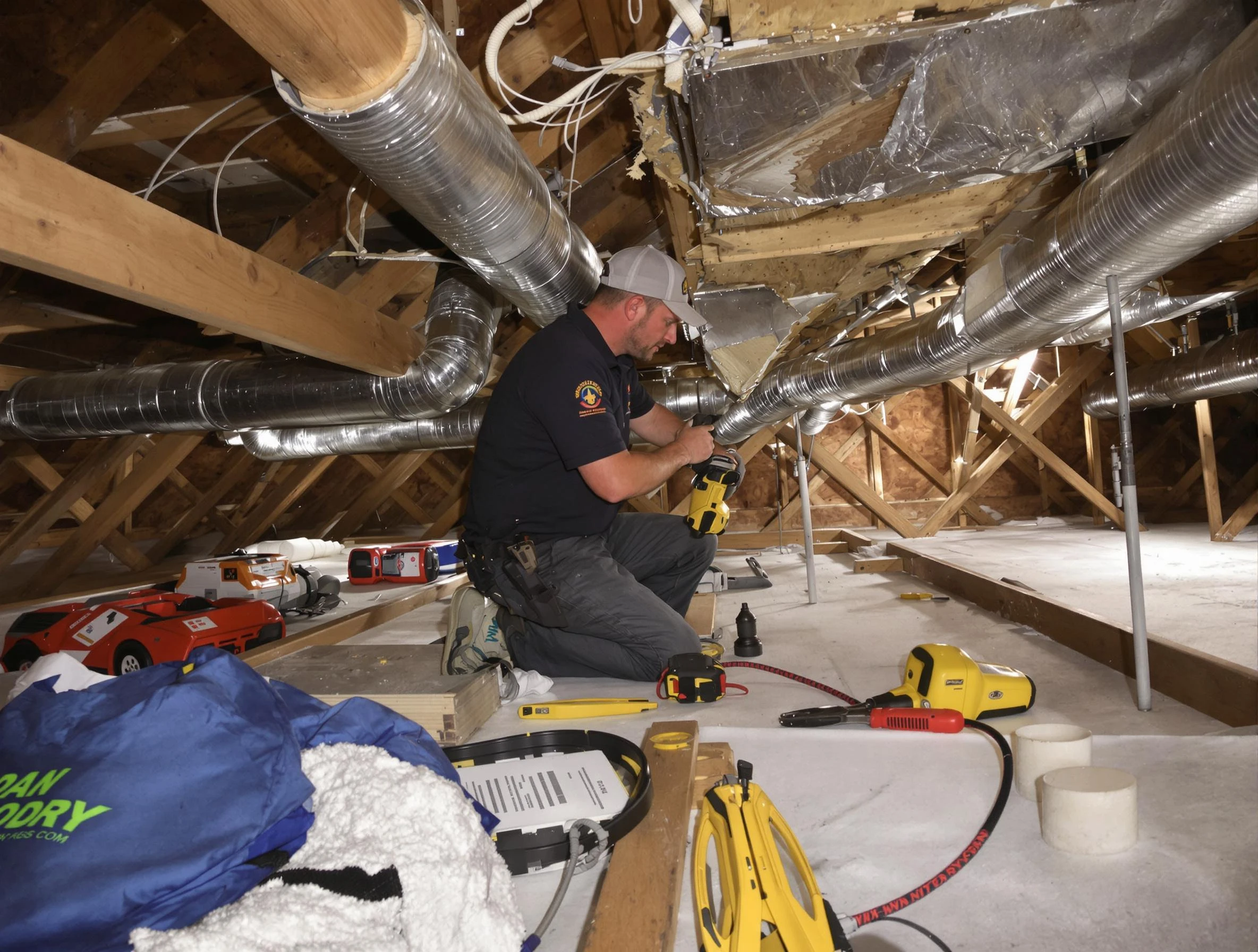 Professional air duct repair by Lawrenceville Air Duct Cleaning in Lawrenceville