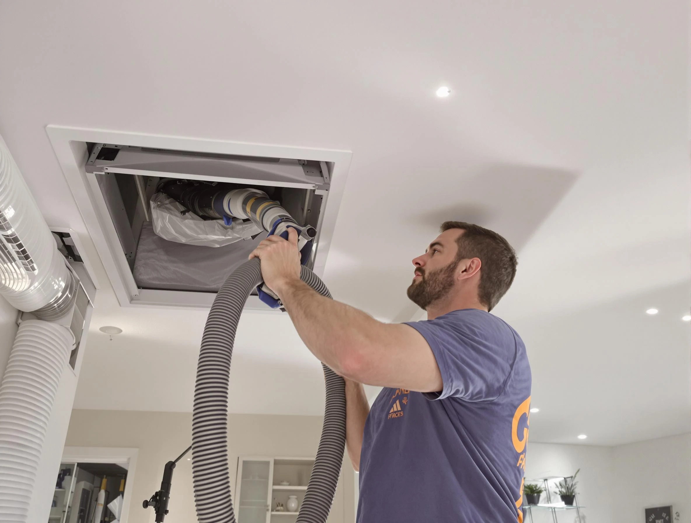 Precision indoor duct cleaning by Lawrenceville Air Duct Cleaning in Lawrenceville